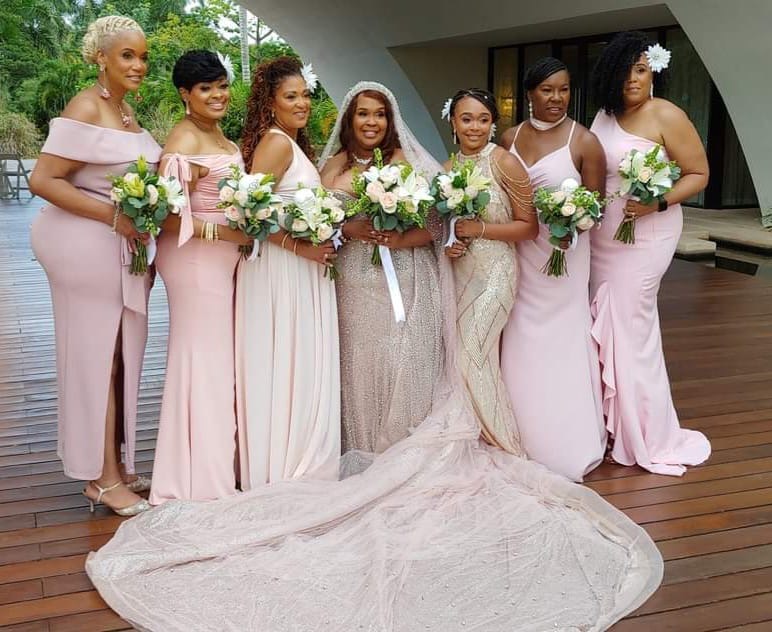 Bridal Party At Destination Wedding